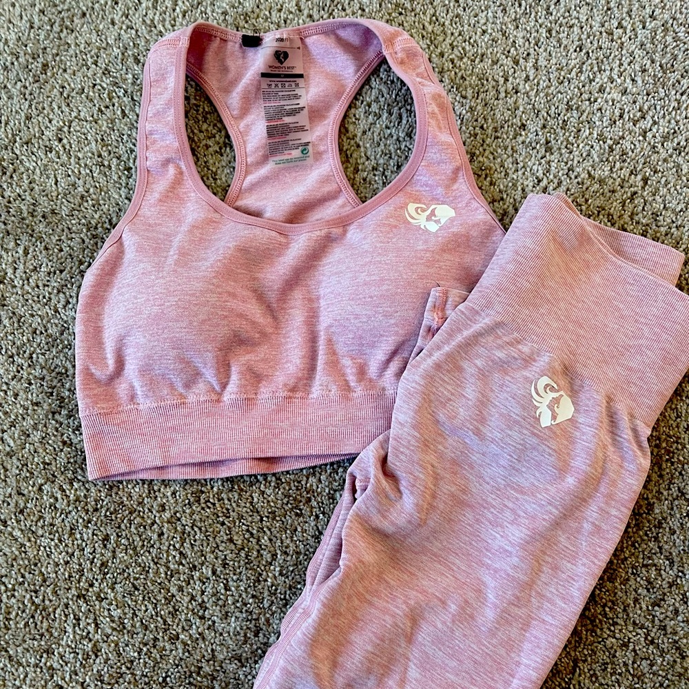 Medium set. Pink womens best set.